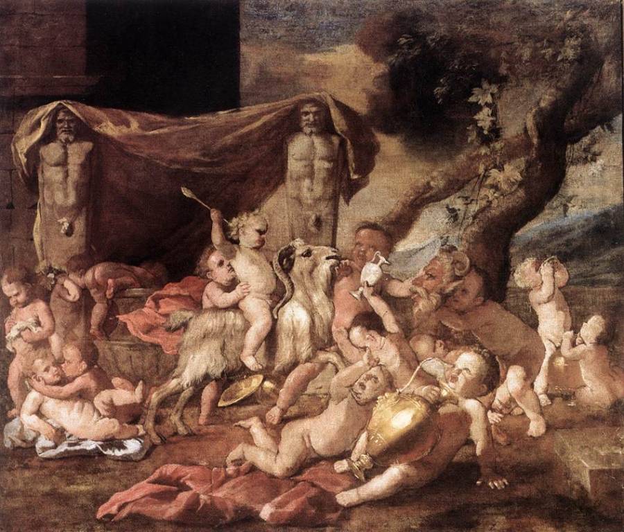 Poussin Nicolas - Bacchanales de Putti.jpg